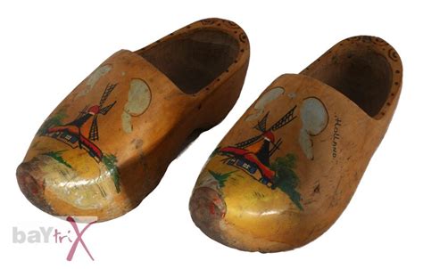 Your time is your product. 1 Paar Holzschuhe Clogs Klocks Hollandclogs Holzpantoffeln ...