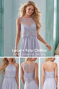  Bridal B2 Lace Poly Chiffon Bridesmaid Dresses Designer