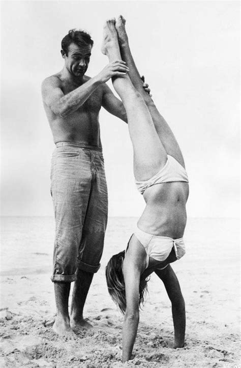 How are you feeling today, ready to greet the sunshine and spend the entire day (or evening) on a positive note? Sean Connery & Ursula Andress during the filming of Dr. No ...