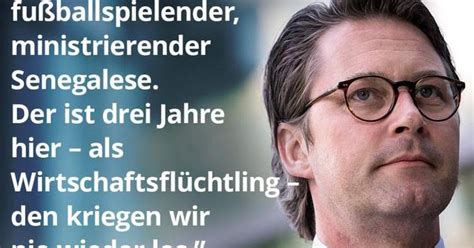 Andreas scheuer lässt sich auf den sitz im abteil fallen. Volk und Glauben: Andreas Scheuer, Katholik. "Der ...