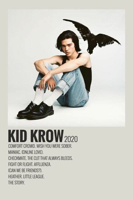 Shop by subject, style, room, best sellers & more. kid krow minimalist poster conan gray | Minimalist music ...