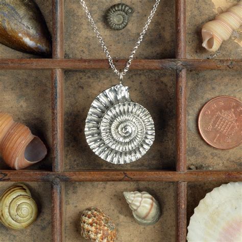 Satisfaction guaranteed · 100,000+ curated designs · 100% guaranteed Ammonite Necklace English Pewter Fossil Jewellery Gifts UK