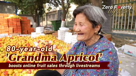 This water bottle is a practical gift. 80-year-old 'Grandma Apricot' boosts online fruit sales - CGTN