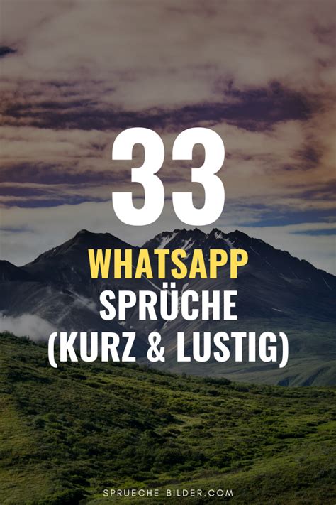 Maybe you would like to learn more about one of these? 33 WhatsApp Sprüche (Kurz & lustig) in 2020 | Sprüche ...