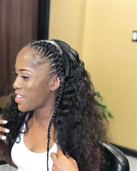 The four feed in braids styles is an excellent choice for women who want to get a minimalistic look. Pin by Kendra on Feed In Braids | Hair beauty, Natural ...