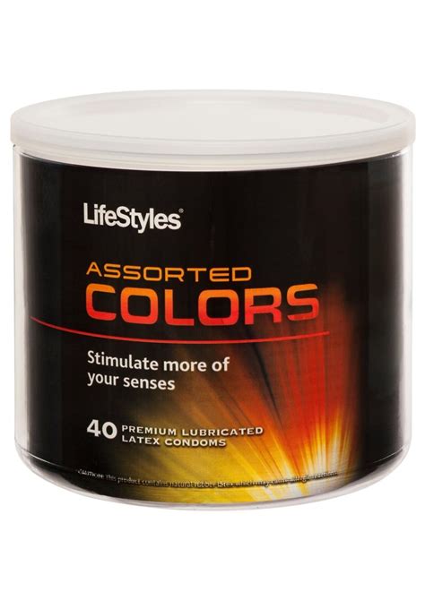 Lifestyles Assorted Colors 40 Premium Lubricated Latex ...