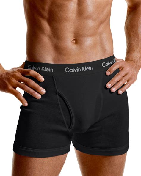 A brief account of the incident. Calvin Klein Cotton Flexible Fit Boxer Briefs in Black for ...