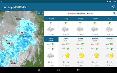 Oglądając prognozę pogody w telewizji widzimy, że jest ona często bardzo trafna. Pogoda & Radar: prognoza - Aplikacje Android w Google Play