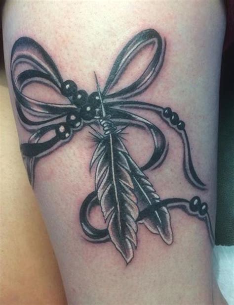 10 corset style ribbon bow. 21 Hip Tattoo Designs That You Can Get Inked This Year