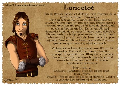 Morgane la fée: Fiche de Lancelot