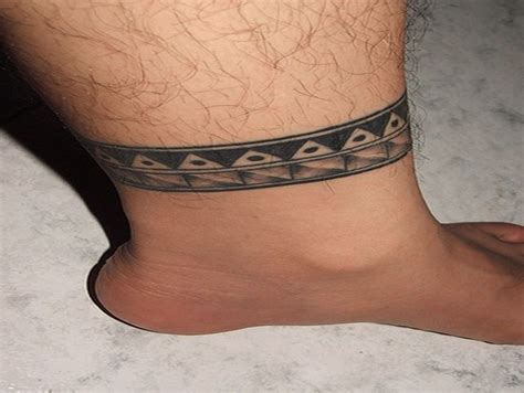 The ankle area, for the sake of this post of ankle tattoos we'll call it a region as opposed to just the joint itself, is a popular place to hide tattoos. Tribal Ankle Band Tattoos - Best Tattoo Ideas