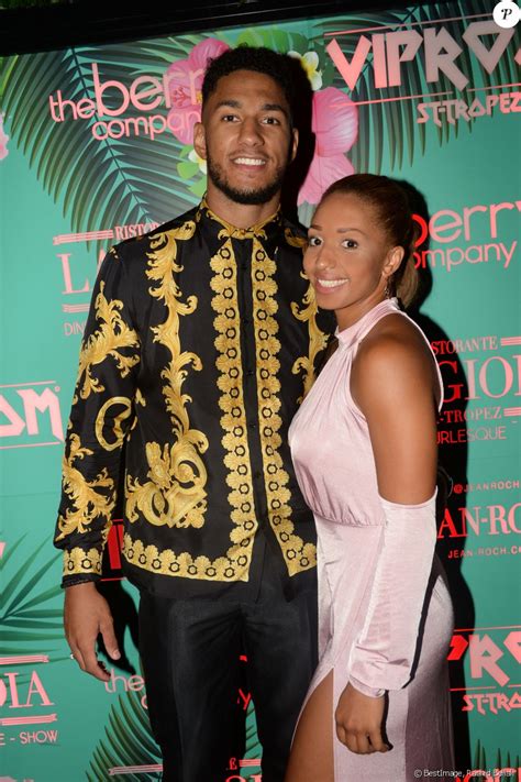 Joyeux anniversaire a ma femme @estelle.yoka.mossely 27 ans aujourd'hui. Exclusif - Tony Yoka et sa femme Estelle Mossely - Anniversaire d'E.Mossely au VIP Room à Saint ...