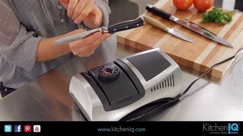 Explore a wide range of the best electric knife sharpener on aliexpress to find one that suits you! Kitchen IQ Adjustable Electric Sharpener - YouTube