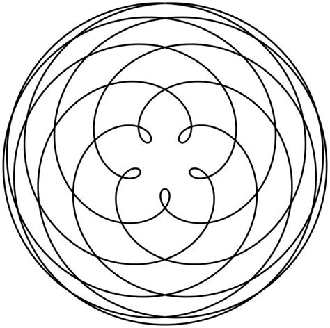 Or to sew a dress from fabric with an absolutely unique pattern? The Pentagram of Venus image resembles a complex ...