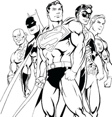 Free printable dc superhero coloring pages. Dc Comics Coloring Pages at GetColorings.com | Free ...