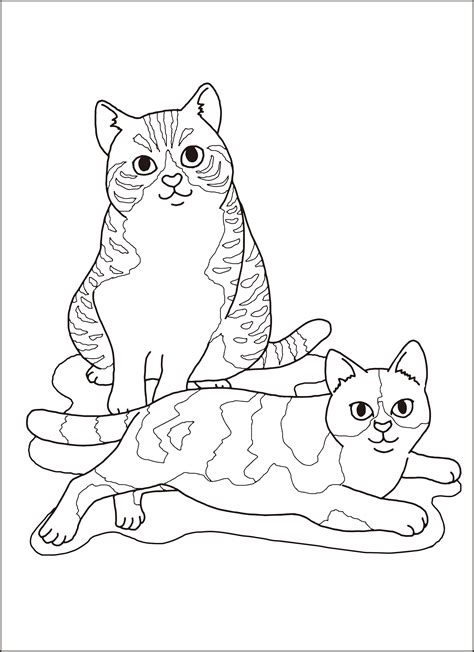 おそらく万単位の塗り絵が無料提供されています。 動物のカテゴリの中にはこんなかわいいものも。 super coloring 印刷方法. 10000印刷√ 猫 塗り絵 無料