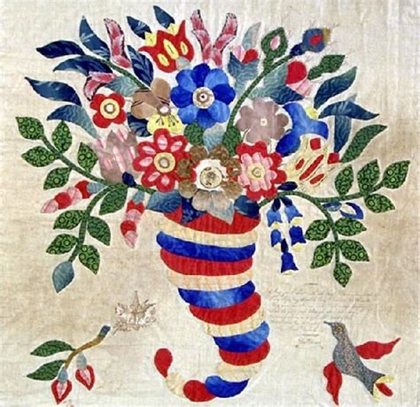 You can see a finished snowman quilt, which turned out very cute, at pots and pins: Baltimore Album Quilt detail, 1847. Made for Rev. Nadal ...