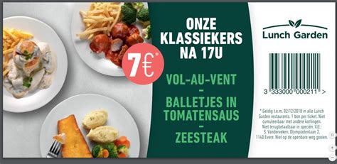 Lunch garden is een merk dat bekend is bij 91% van de belgen! Lunch Garden afdrukbare kortingsbon - myShopi