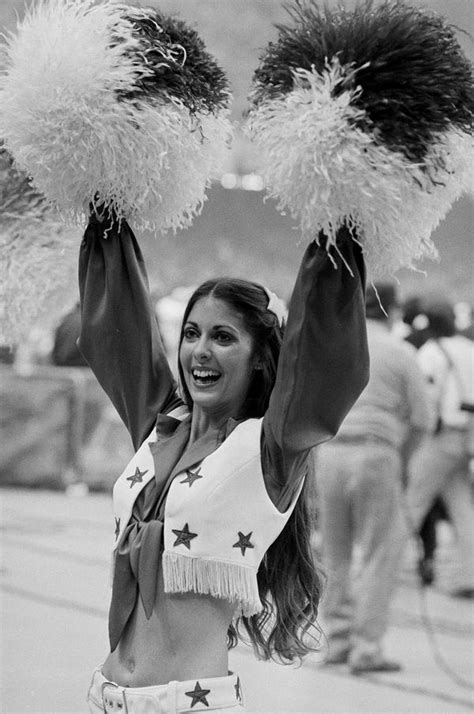 In 1978 the dallas cowboys cheerleaders were chosen by the nfl as ambassadors to promote american football abroad. History of NFL Cheerleader Uniforms