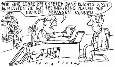 Für eine filialbank bietet die postbank dennoch eines der günstigsten guthabenkonten an (deutsche bank z.b. Banker By Jan Tomaschoff | Politics Cartoon | TOONPOOL