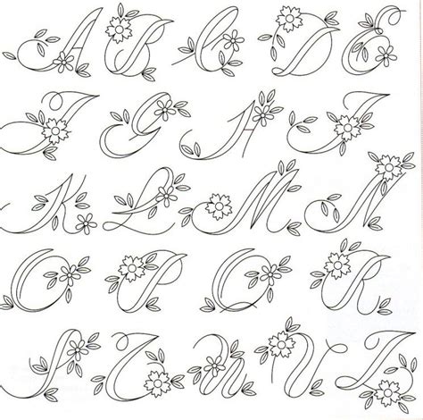 Sassy script embroidery alphabet $ 10.00 add to cart; - MyKingList.com | Hand lettering alphabet, Tattoo lettering fonts ...