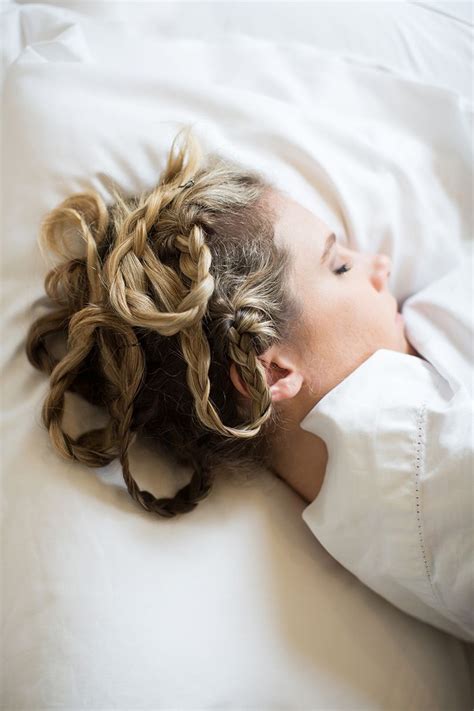 You can make curls overnight by using elastic bands. How To Create Perfect Waves (In Your Sleep) | Sleeping ...