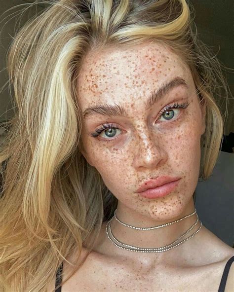 Blonde with freckles photography photos female portraits true beauty female inspiration face grey hair and freckles red freckles. Pin by Daniyal Aizaz on freckles in 2020 | Beautiful ...