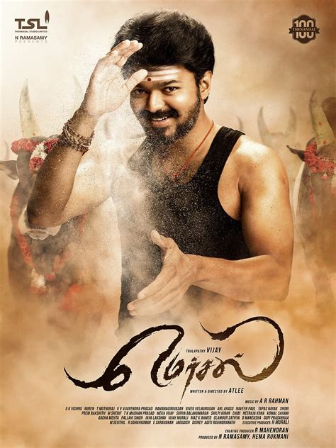 Some excellent acting skills combined with humour and action does justice to hi.s name! Vijay's Mersal first look poster is out - Photos,Images ...