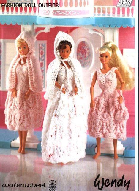 Crochet doll dress crochet barbie clothes knitted dolls barbie knitting patterns barbie clothes patterns vestidos this item is unavailable. Wendy or Barbie Knitted Outfits Patterns in 2020 | Barbie ...