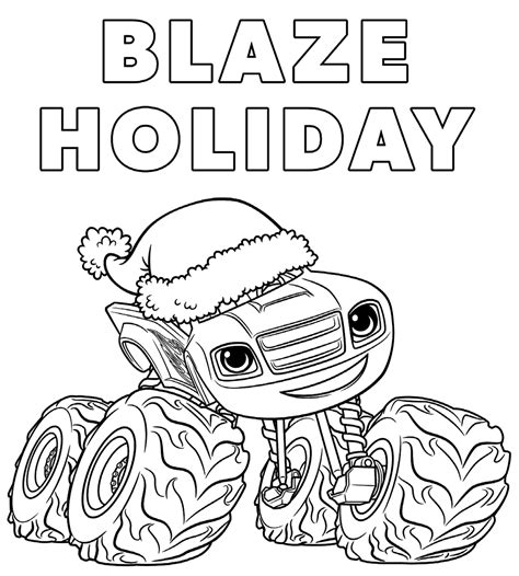 < back to colouring pages index. Blaze And The Monster Machines Nick Jr Coloring Pages