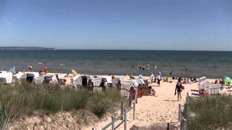 Binz ist das größte seebad auf rügen, der schöne feine sandstrand ist über 5km lang. Rügen - Strand in Binz - YouTube