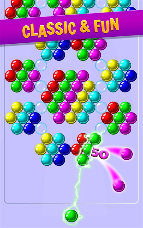 Hazte con el control del lanzador en la parte inferior de la pantalla y dispara burbujas a las que sean del mismo color. Bubble Shooter ™ para Android - Apk Descargar