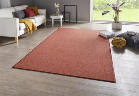 Individuelle terracotta fliesen nach ihren wnschen handgeformt. Feinschlingen Teppich Casual Terracotta Uni Meliert BT ...