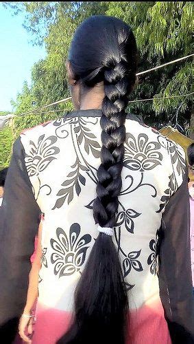 Do you love indian hair? Lovely thick black braid | Hair braid indian, Long hair ...