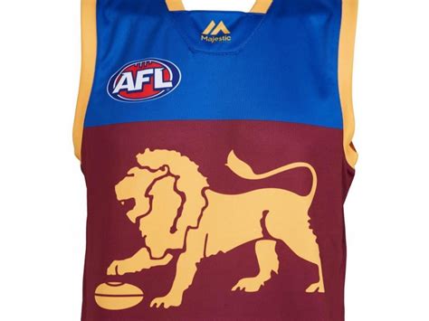 The brisbane lions were officially launched on 1 november 1996, joining the national competition brisbane also now wears a version of fitzroy's afl guernsey with red instead of maroon in most. Brisbane Lions Men's Home Guernsey 2019