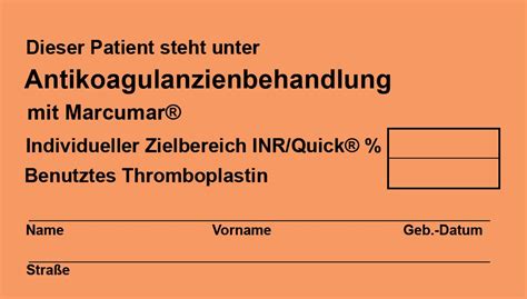 In der medikamentösen schlaganfallprävention wurden durch den breiten einsatz der neuen antikoagulantien beeindruckende fortschritte erzielt. Antikoagulantien Pass - Perricone Nicholas M D The ...