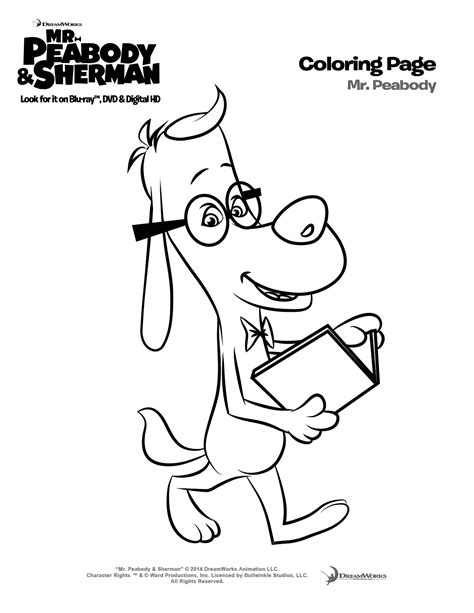 The twenty five, home dreamworks you have found coloring pages on mycoloringpages.net! {#Giveaway} Mr. Peabody and Sherman on Blu-ray and DVD # ...