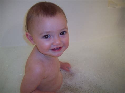 Is bubble bath okay for babies? The Baden Baby: First Bubble Bath!