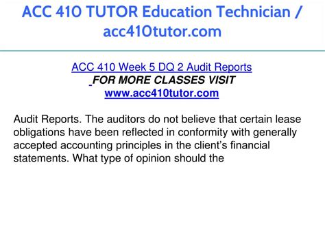 Applicability of fasb statement 2 to computer software, an. PPT - ACC 410 TUTOR Education Technician / acc410tutor.com ...