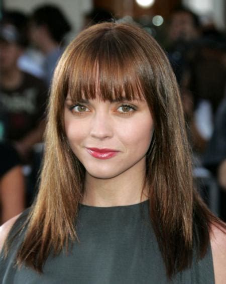 But, as in with all hairstyles, getting hair bangs can be tricky, especially if you want straight bangs. Straight Bangs Hairstyle for Round Face - Women Hairstyles