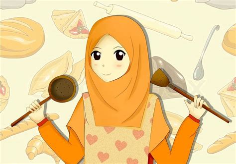 Muslimah chef png collections download alot of images for muslimah chef download free with muslimah chef free png stock. Anime Muslimah Memasak - Anime Wallpapers