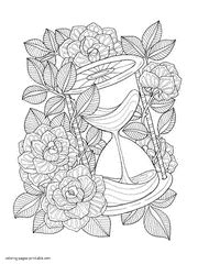 46 pieces of stunning original artwork bring to life favorite characters, creatures, and moments, including the lush beauty of. 130 Flower Coloring Pages For Adults (FREE)