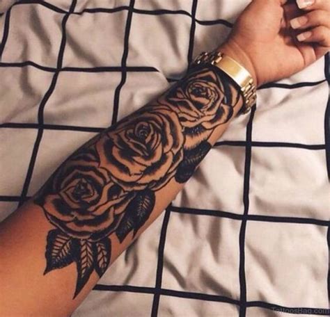Yellow rose tattoo is a symbolism of friendship. 15 Delightful Black Rose Tattoos On Wrist