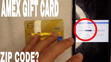 There is no zip code tied to a visa gift card and he is out of state so i have to key in the card#. How To Register Zip Code On American Express Amex Gift Card 🔴 - YouTube