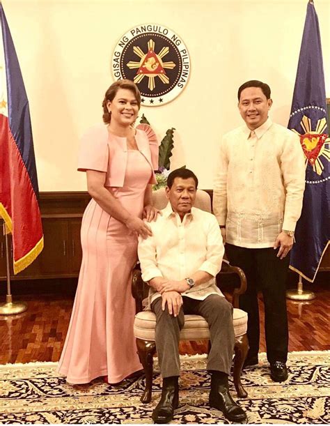 The law is very clear. Davao City Mayor Sara Duterte poses dad Pres Duterte ...