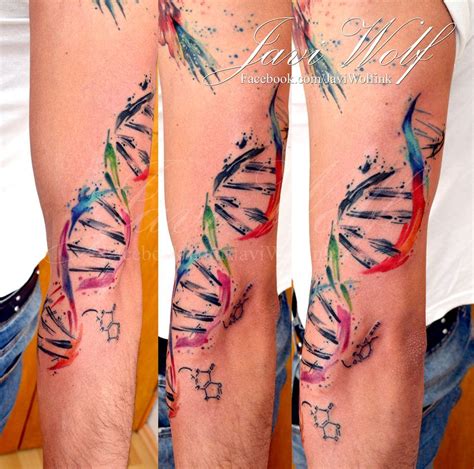 Pero no solo eso, sino que te encuentras a nada de descargar mp3 gratis en la mejor calidad como no existen en otras plataformas. Watercolor DNA Tattoo. Tattooed by @javiwolfink www.facebook.com/javiwolfink | My work (Designs ...