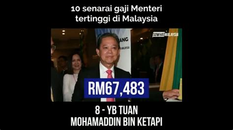 Di era tun daim sebagai menteri kewangan, beliau telah potong gaji menteri dan ahli parlimen ketika malaysia dilanda kemelesetan ekonomi tahun 1997 dahulu. 10 Senarai Gaji Menteri Yang Tertinggi Di Malaysia Tahun ...