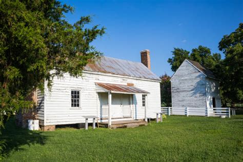 Located in the booker t washington national monument in moneta, virginia. Slave Cabin Stock Photos, Pictures & Royalty-Free Images ...