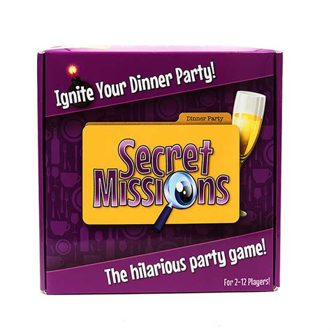 August 27, 2019, 12:10 pm. Secret Missions Dinner Party - Creative Concepts