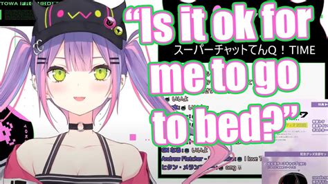 Her introduction video has been made private. 【Hololive】Towa-Sama Is (not) Sleepy - YouTube